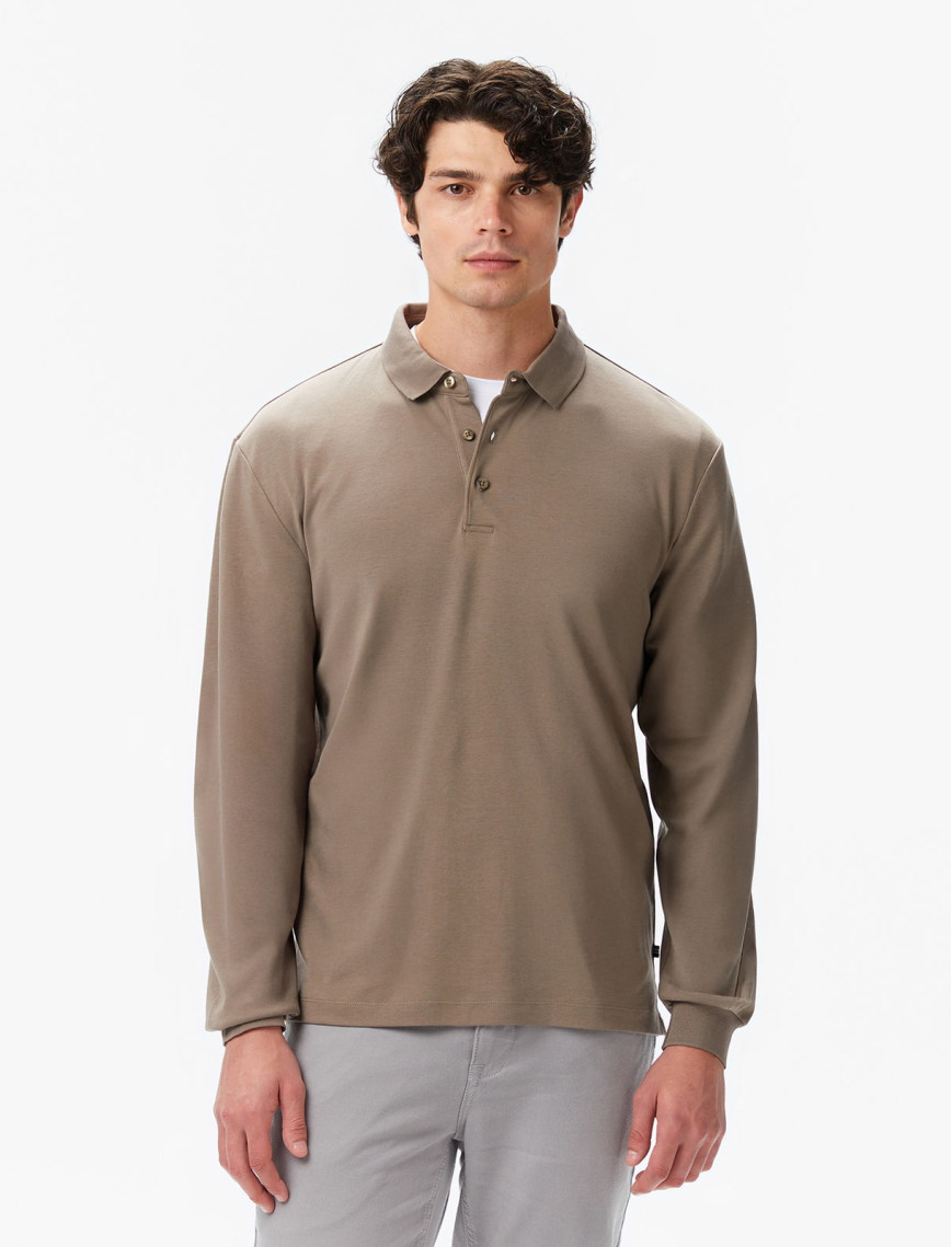 Nautica Erkek Siyah Classic Fit Uzun Kollu Polo Yaka T-Shirt Nautica Erkek Siyah Classic Fit Uzun Kollu Polo Yaka T-Shirt