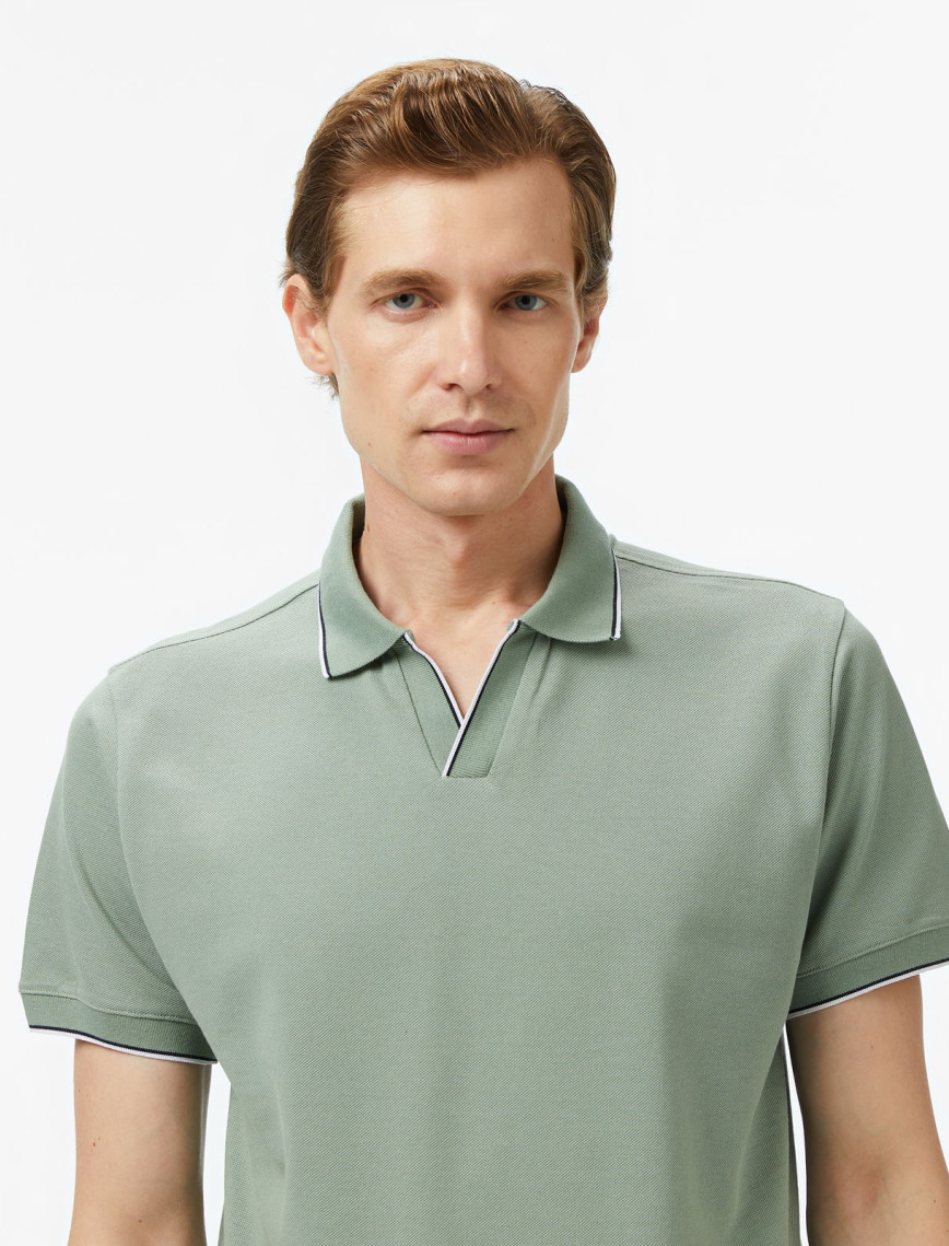 Nautica Erkek Yeşil Classic Fit Polo Yaka T-Shirt Nautica Erkek Yeşil Classic Fit Polo Yaka T-Shirt