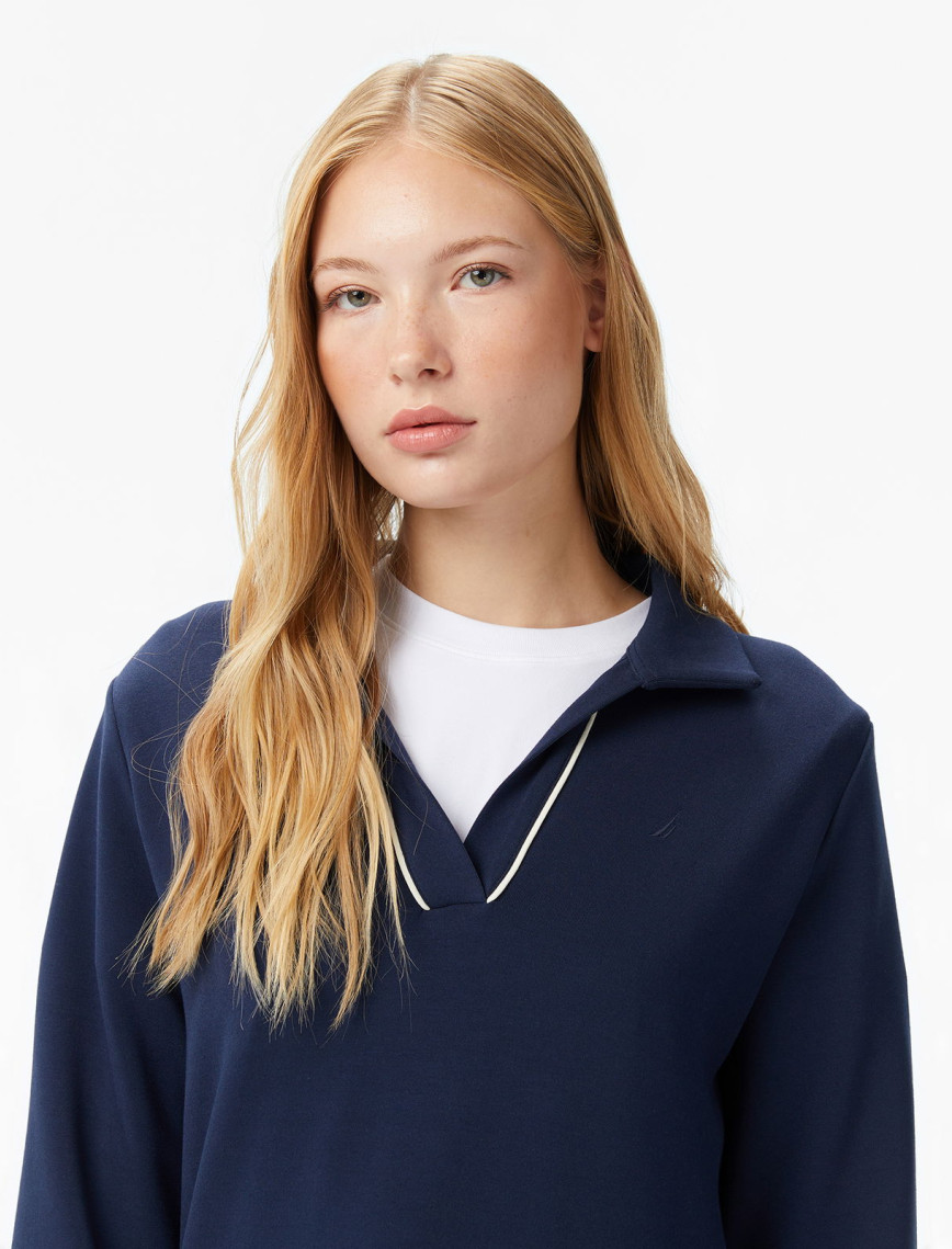 Nautica Kadın Lacivert Regular Fit Sweatshirt Nautica Kadın Lacivert Regular Fit Sweatshirt