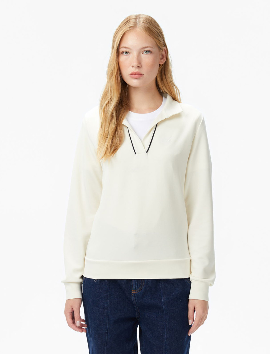 Nautica Kadın Bordo Regular Fit Sweatshirt Nautica Kadın Bordo Regular Fit Sweatshirt