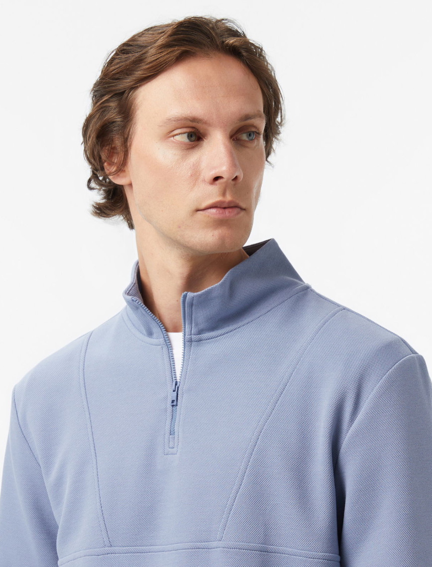 Nautica Erkek Mavi Classic Fit Sweatshirt Nautica Erkek Mavi Classic Fit Sweatshirt