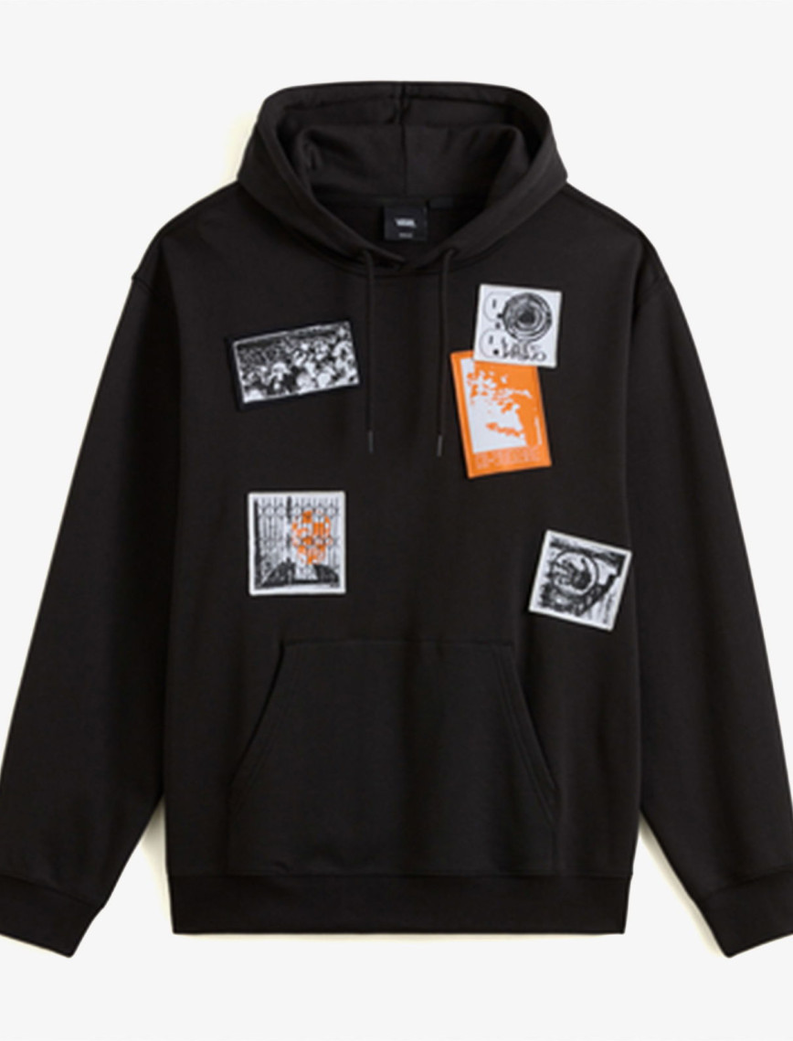 Vans Punk Patch Pullover Erkek Siyah Sweatshırt