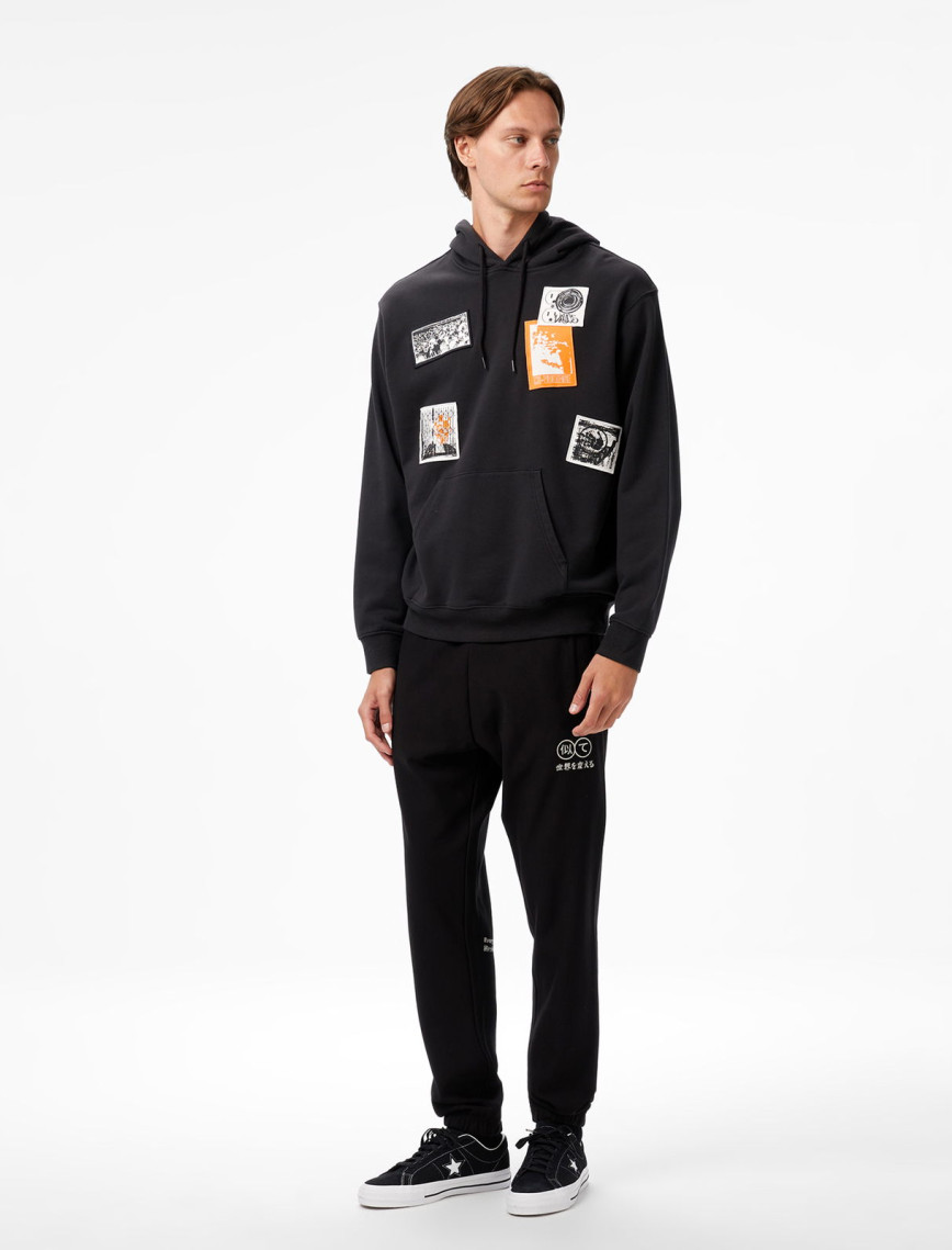 Vans Punk Patch Pullover Erkek Siyah Sweatshırt