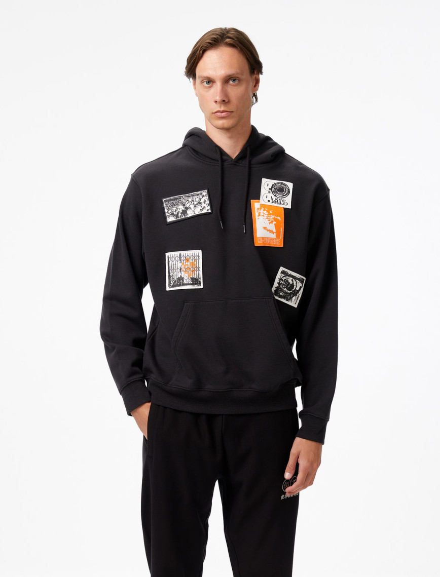 Vans Punk Patch Pullover Erkek Siyah Sweatshırt