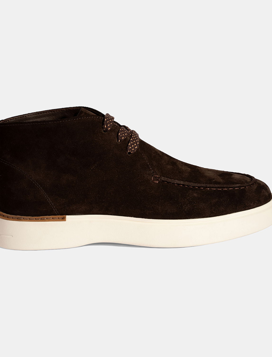 Erkek Kahve Bağcıklı Süet Bot Erkek Kahve Bağcıklı Süet Bot