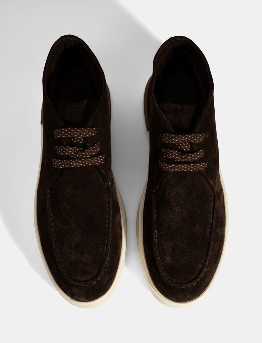 Erkek Kahve Bağcıklı Süet Bot Erkek Kahve Bağcıklı Süet Bot