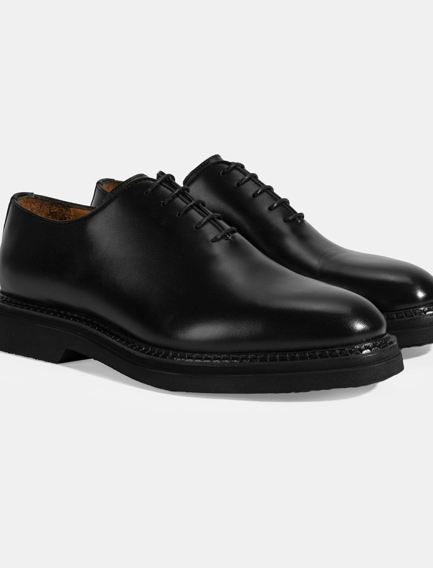 Erkek Siyah Bağcıklı Deri Klasik Ayakkabı Erkek Siyah Bağcıklı Deri Klasik Ayakkabı