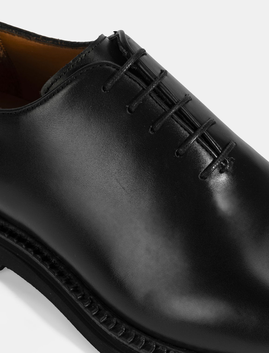 Erkek Siyah Bağcıklı Deri Klasik Ayakkabı Erkek Siyah Bağcıklı Deri Klasik Ayakkabı