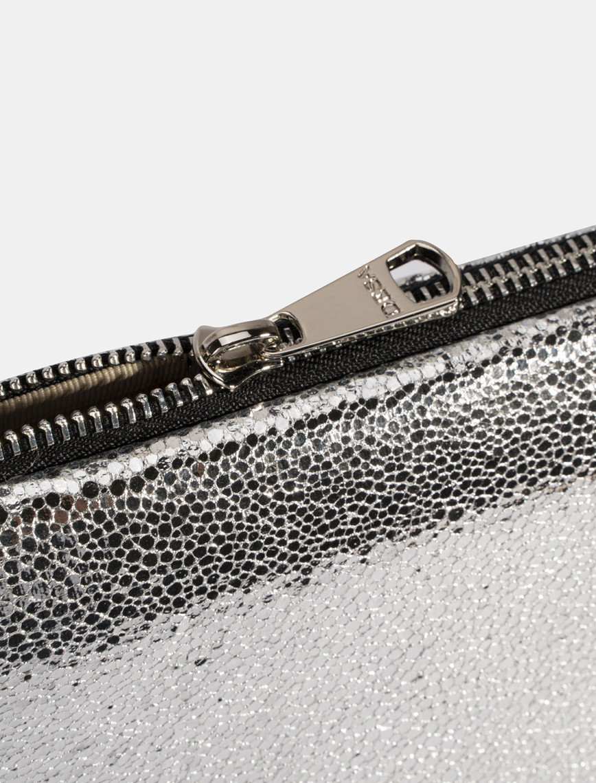 Kadın Gümüş Omuz Askılı Portföy Çanta Kadın Gümüş Omuz Askılı Portföy Çanta