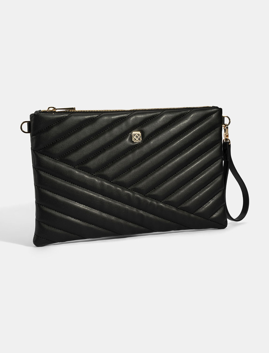 Kadın Siyah Omuz Askılı Portföy Çanta Kadın Siyah Omuz Askılı Portföy Çanta