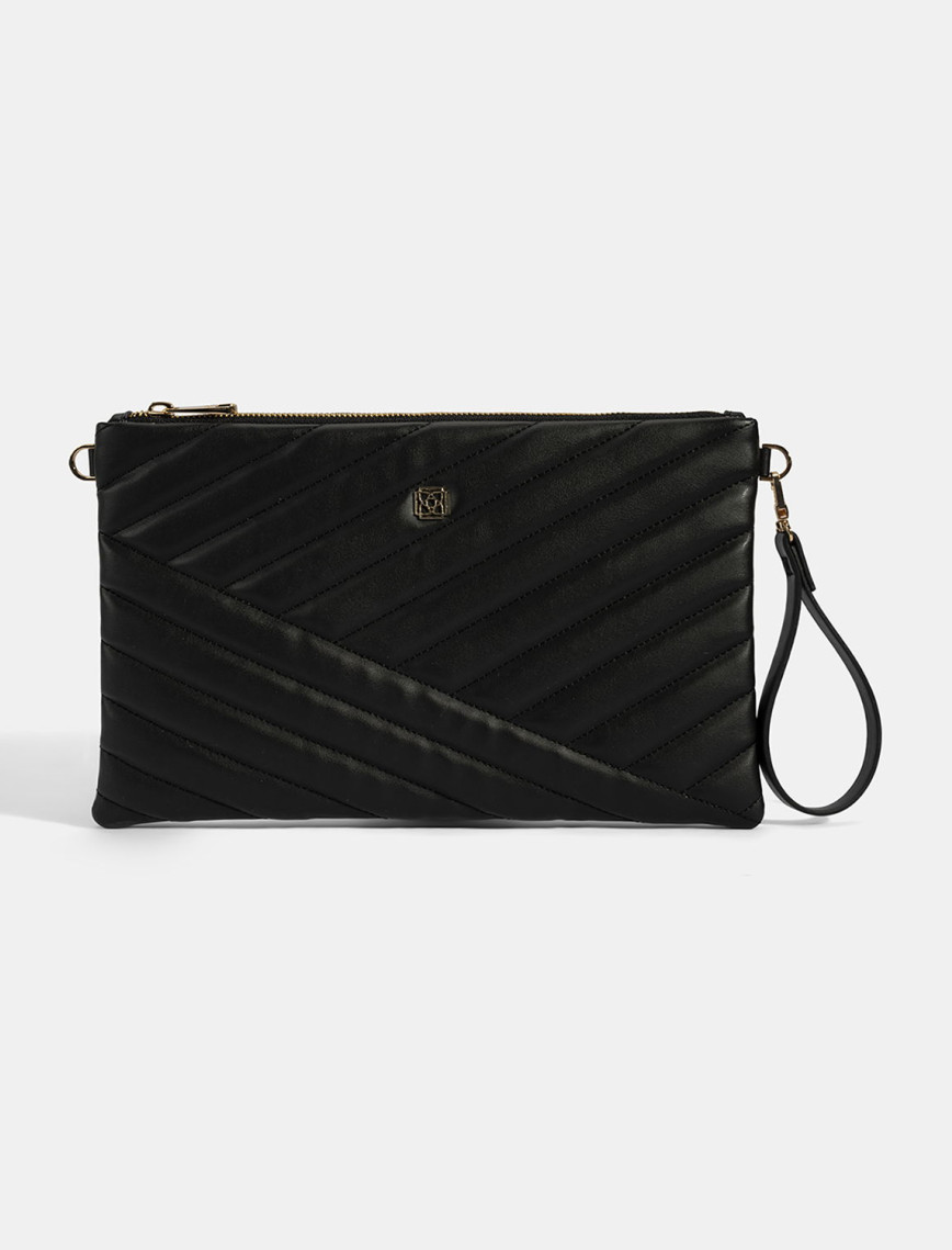 Kadın Siyah Omuz Askılı Portföy Çanta Kadın Siyah Omuz Askılı Portföy Çanta