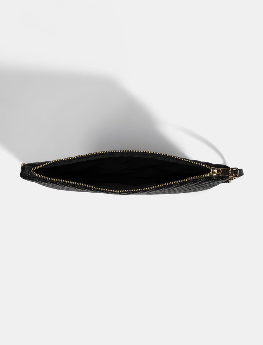 Kadın Siyah Omuz Askılı Portföy Çanta Kadın Siyah Omuz Askılı Portföy Çanta