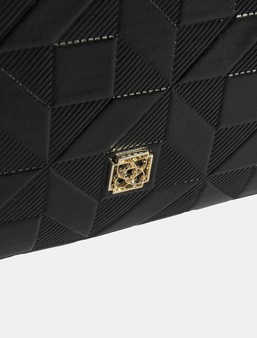 Kadın Siyah Omuz Askılı Portföy Çanta Kadın Siyah Omuz Askılı Portföy Çanta