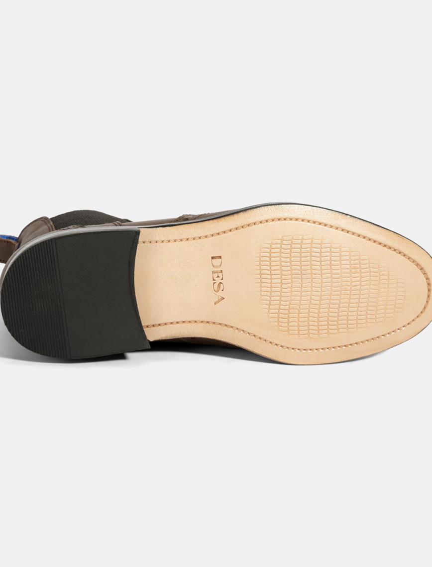 Kadın Mavi Astar Detaylı Kahve Chelsea Bot Kadın Mavi Astar Detaylı Kahve Chelsea Bot