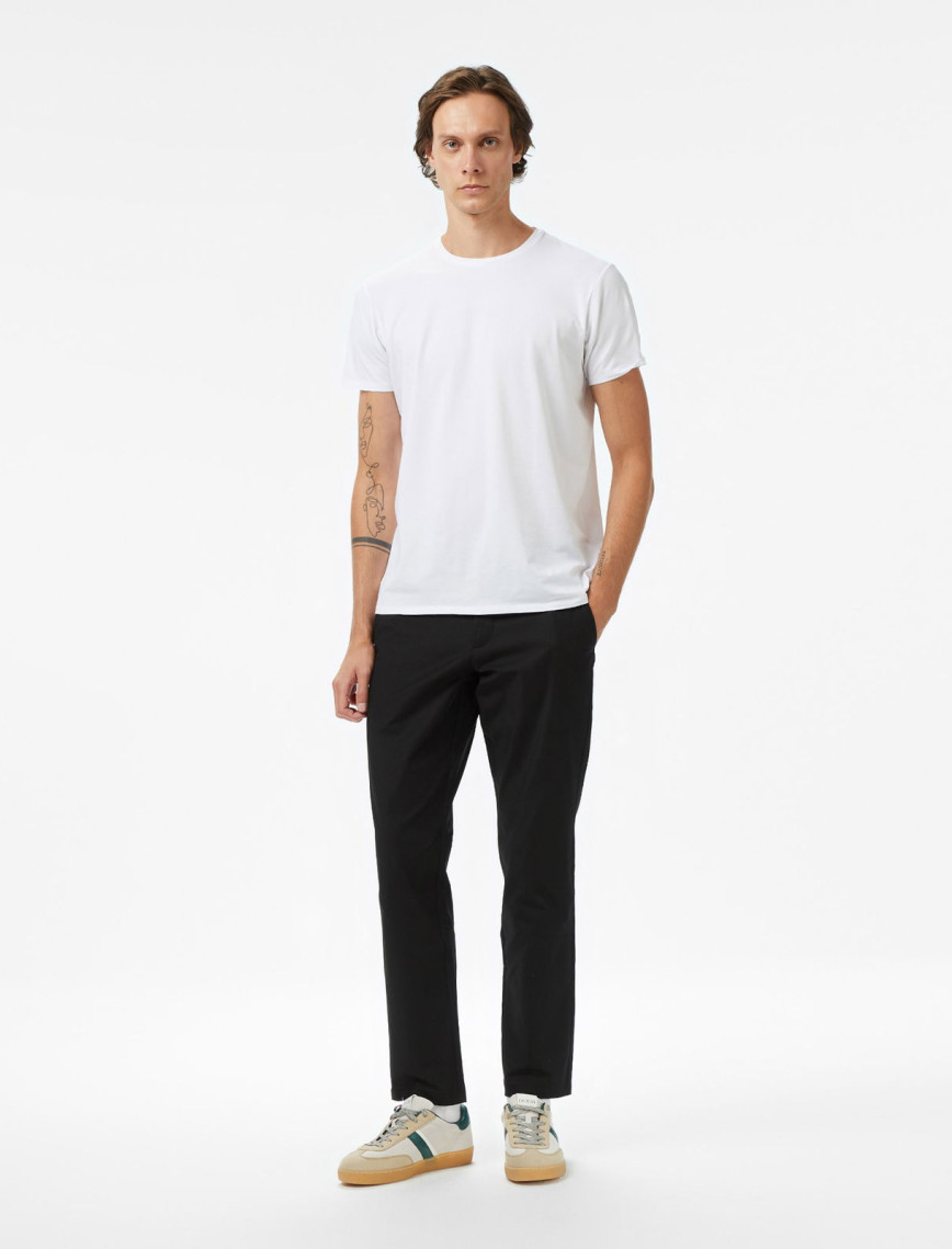 Guess Myron Slim Fit Erkek Krem Pantolon Guess Myron Slim Fit Erkek Krem Pantolon