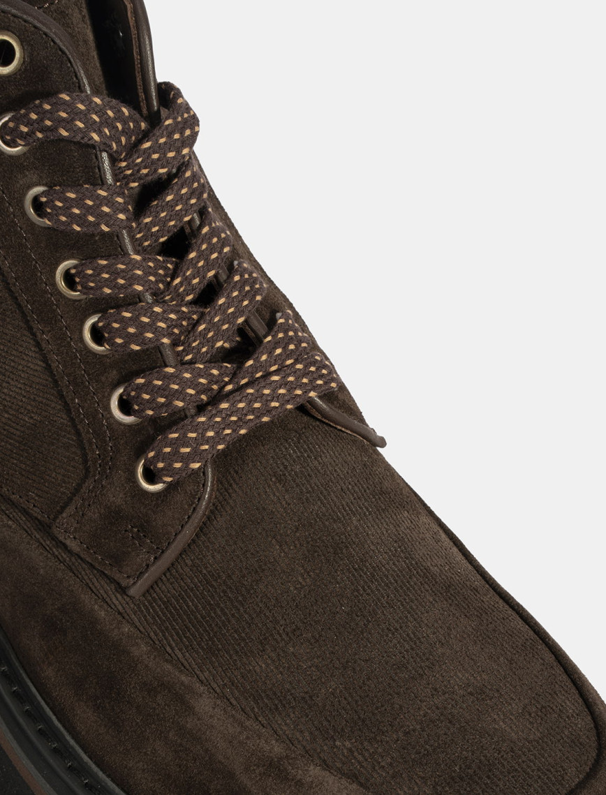 Erkek Kahve Bağcıklı Süet Bot Erkek Kahve Bağcıklı Süet Bot