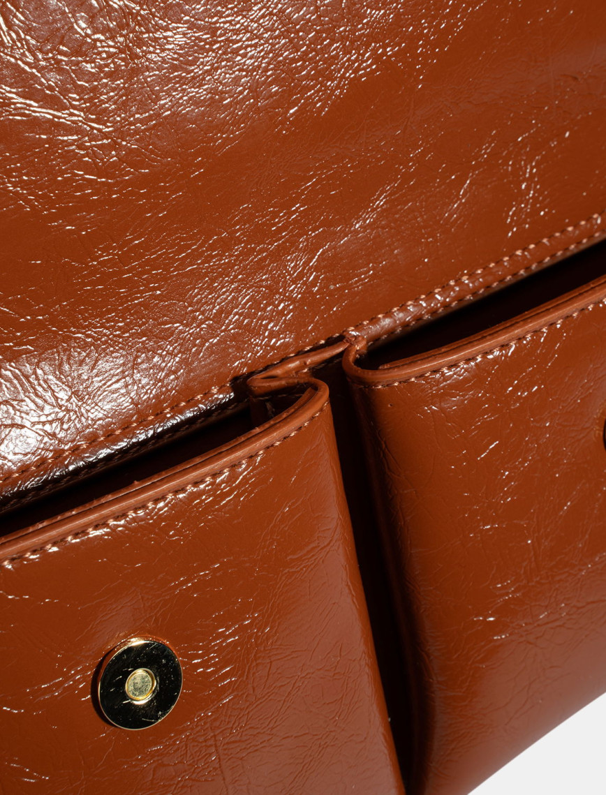 Kadın Taba Yıldız / Kalp Charm Aksesuarlı Omuz Çantası