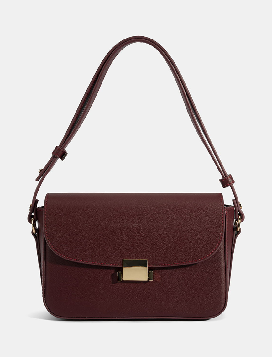 Kadın Bordo Omuz Çantası Kadın Bordo Omuz Çantası