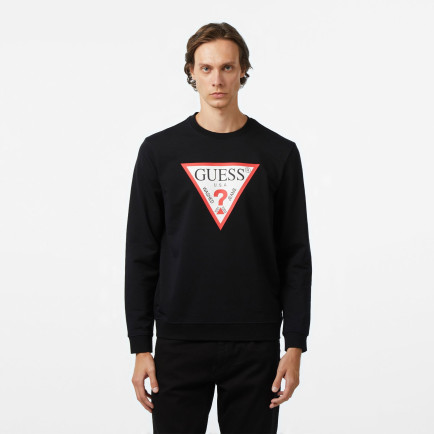 Guess Erkek Siyah Sweatshirt Guess Erkek Siyah Sweatshirt