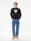 Guess Erkek Lacivert Sweatshirt Guess Erkek Lacivert Sweatshirt