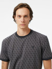 Guess Marshall Mid Organic Stretch Jersey 180 Erkek Siyah T-Shirt Guess Marshall Mid Organic Stretch Jersey 180 Erkek Siyah T-Shirt
