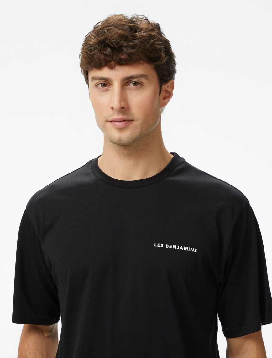 Les Benjamins Erkek Siyah T-Shirt Les Benjamins Erkek Siyah T-Shirt