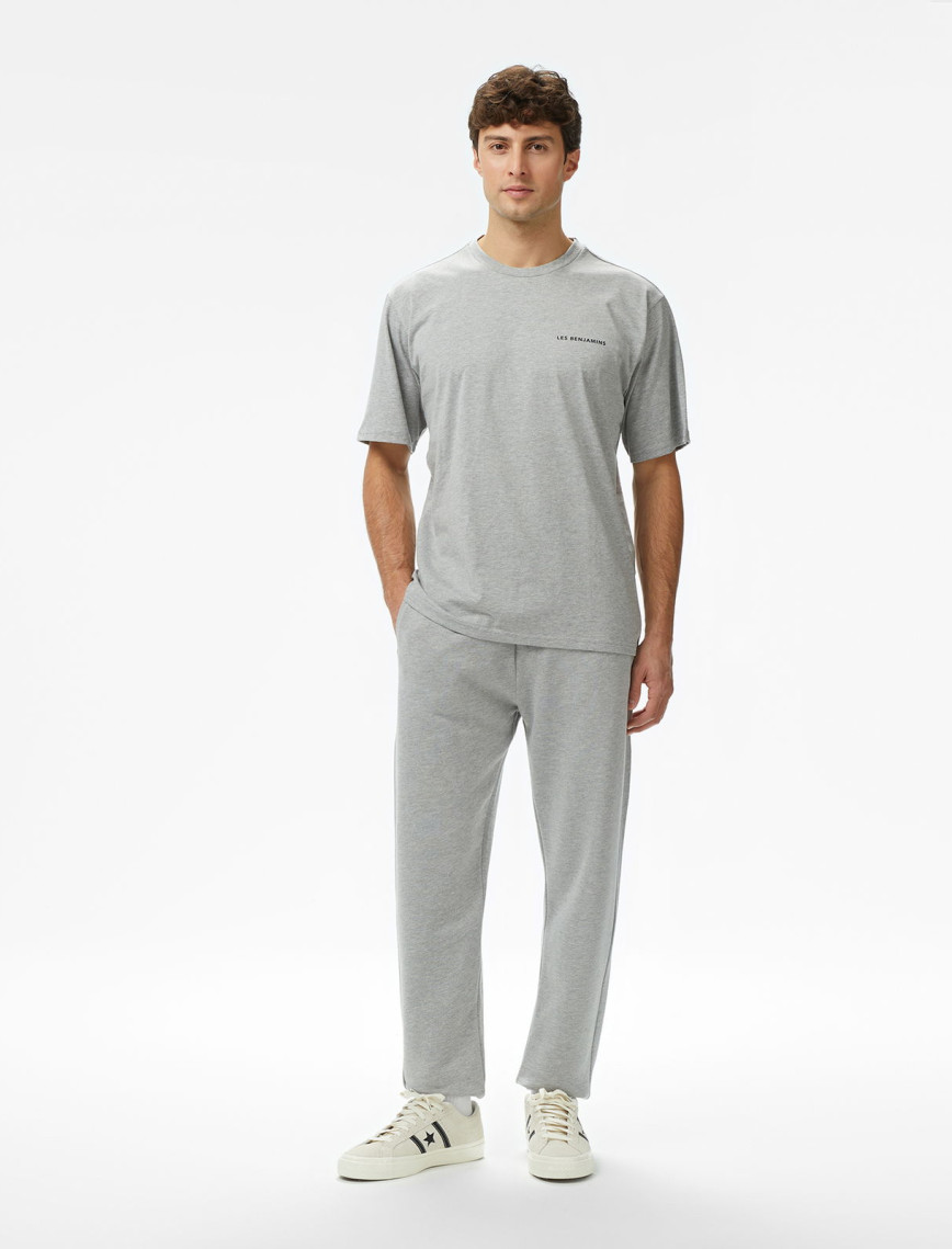 Les Benjamins Erkek Gri T-Shirt Les Benjamins Erkek Gri T-Shirt