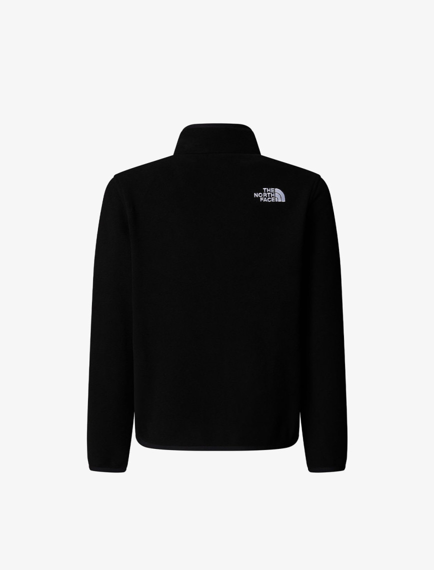 The North Face Teen Glacier 1/4 Zip Pullover Çocuk Siyah Polar Ceket The North Face Teen Glacier 1/4 Zip Pullover Çocuk Siyah Polar Ceket