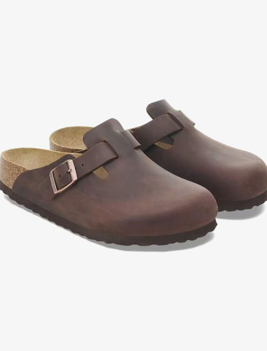 Birkenstock Boston Soft Footbed Unisex Kahverengi Terlik Birkenstock Boston Soft Footbed Unisex Kahverengi Terlik