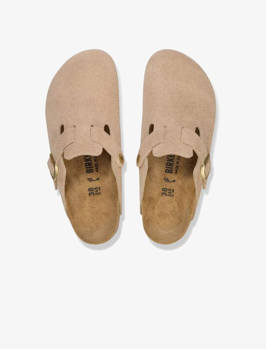 Birkenstock Boston Vl Kadın Bej Terlik