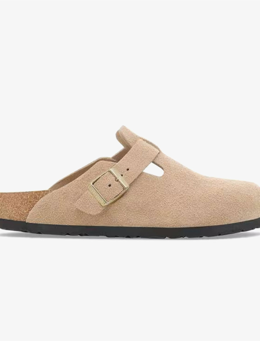 Birkenstock Boston Vl Kadın Bej Terlik