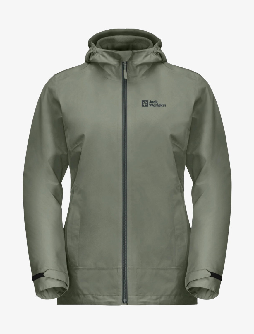Jack Wolfskin Moonrise 3in1 Kadın Yeşil Ceket Jack Wolfskin Moonrise 3in1 Kadın Yeşil Ceket