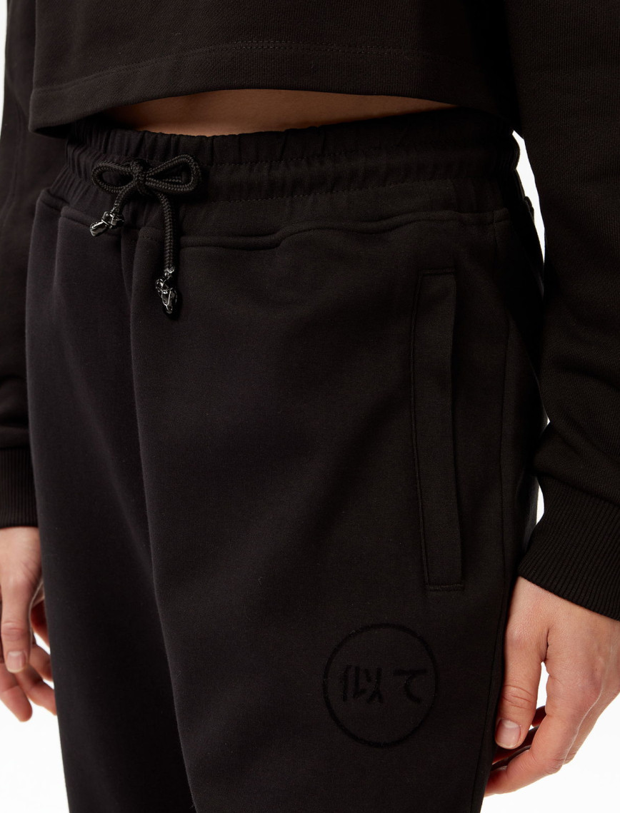 UNITED4 Classic Kadın Siyah Eşofman Altı UNITED4 Classic Kadın Siyah Eşofman Altı