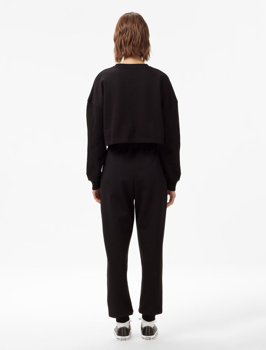 UNITED4 Classic Kadın Siyah Eşofman Altı UNITED4 Classic Kadın Siyah Eşofman Altı