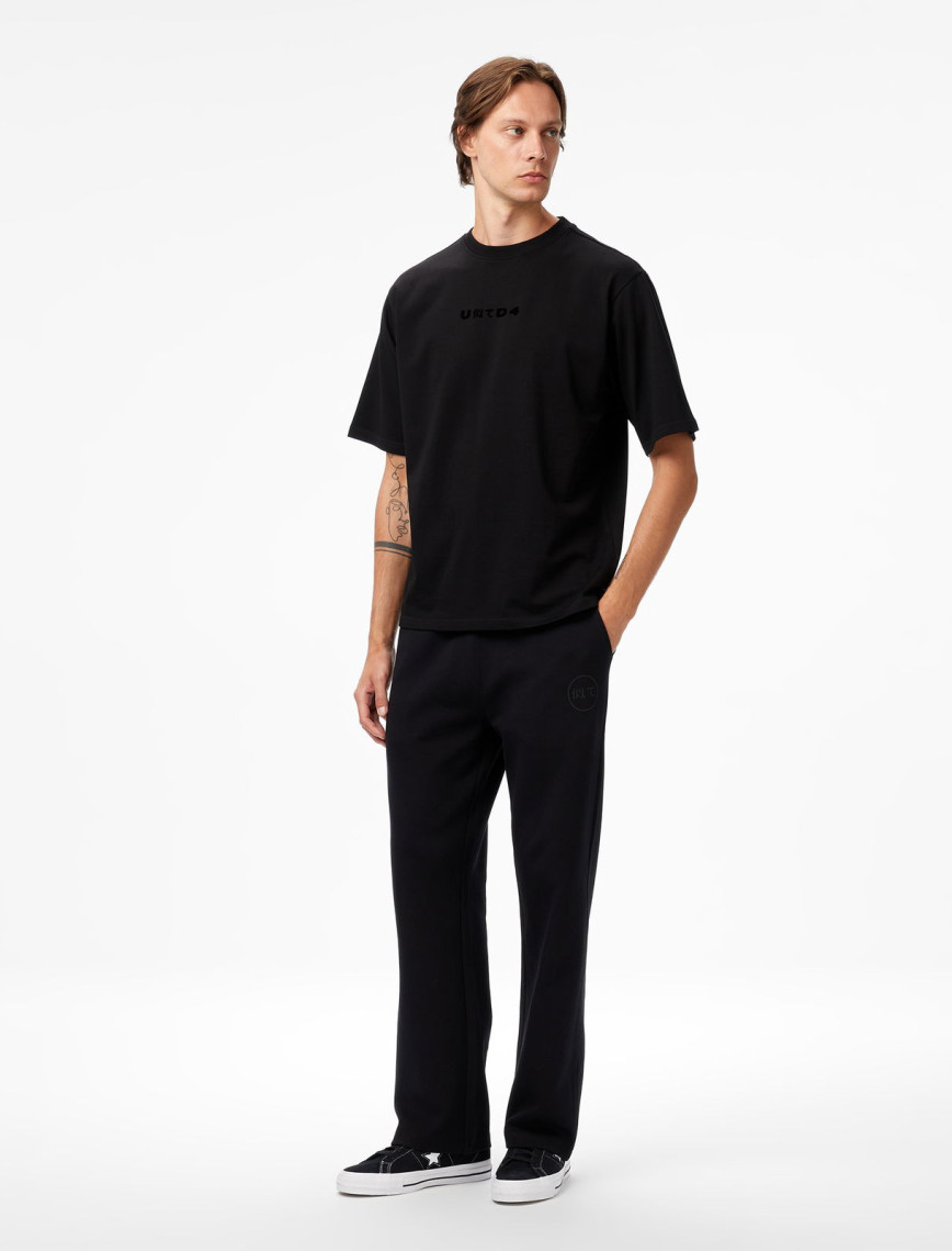 UNITED4 Erkek Siyah T-Shirt UNITED4 Erkek Siyah T-Shirt