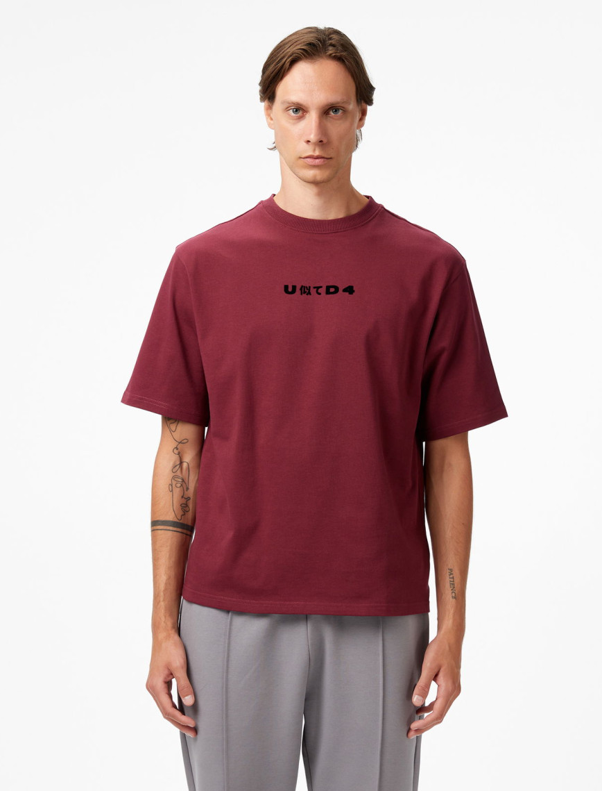 UNITED4 Erkek Gri T-Shirt UNITED4 Erkek Gri T-Shirt