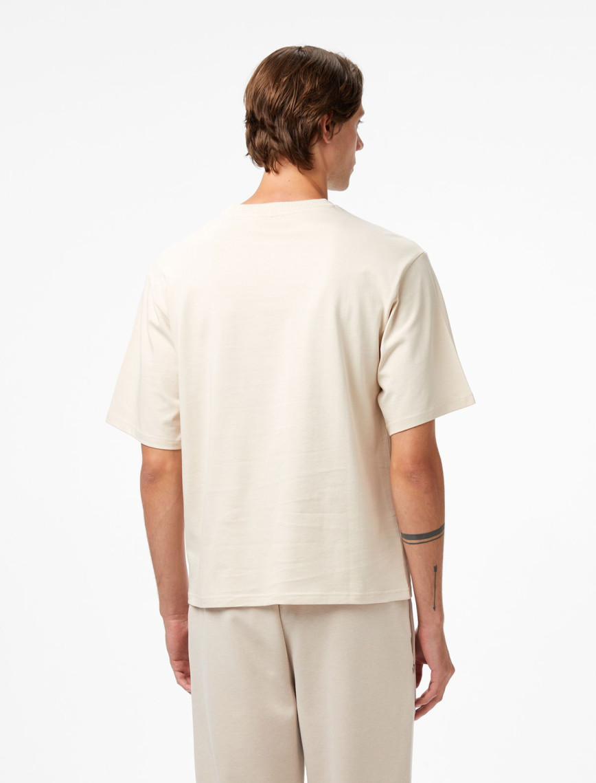 UNITED4 Erkek Krem T-Shirt UNITED4 Erkek Krem T-Shirt