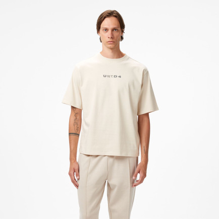UNITED4 Erkek Krem T-Shirt