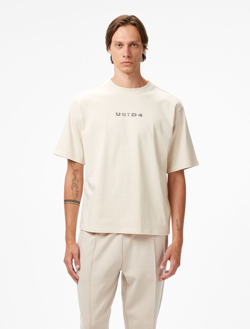 UNITED4 Erkek Gri T-Shirt UNITED4 Erkek Gri T-Shirt