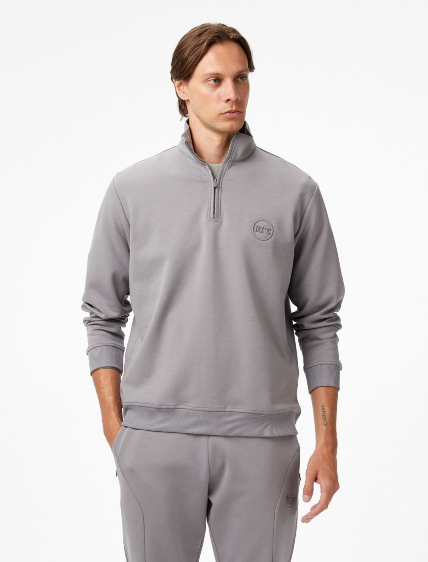 UNITED4 Classic Erkek Bordo Sweatshirt