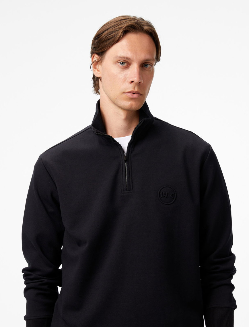 UNITED4 Classic Erkek Siyah Sweatshirt