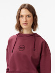 UNITED4 Classic Kadın Bordo Hoodie UNITED4 Classic Kadın Bordo Hoodie