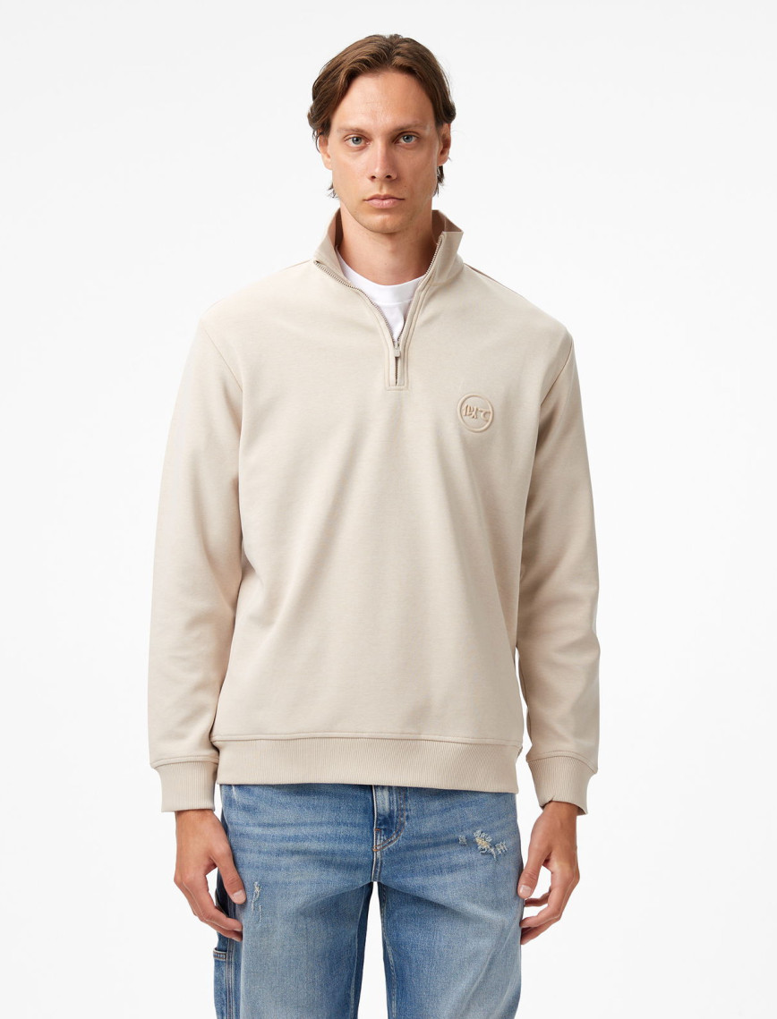 UNITED4 Classic Erkek Bordo Sweatshirt