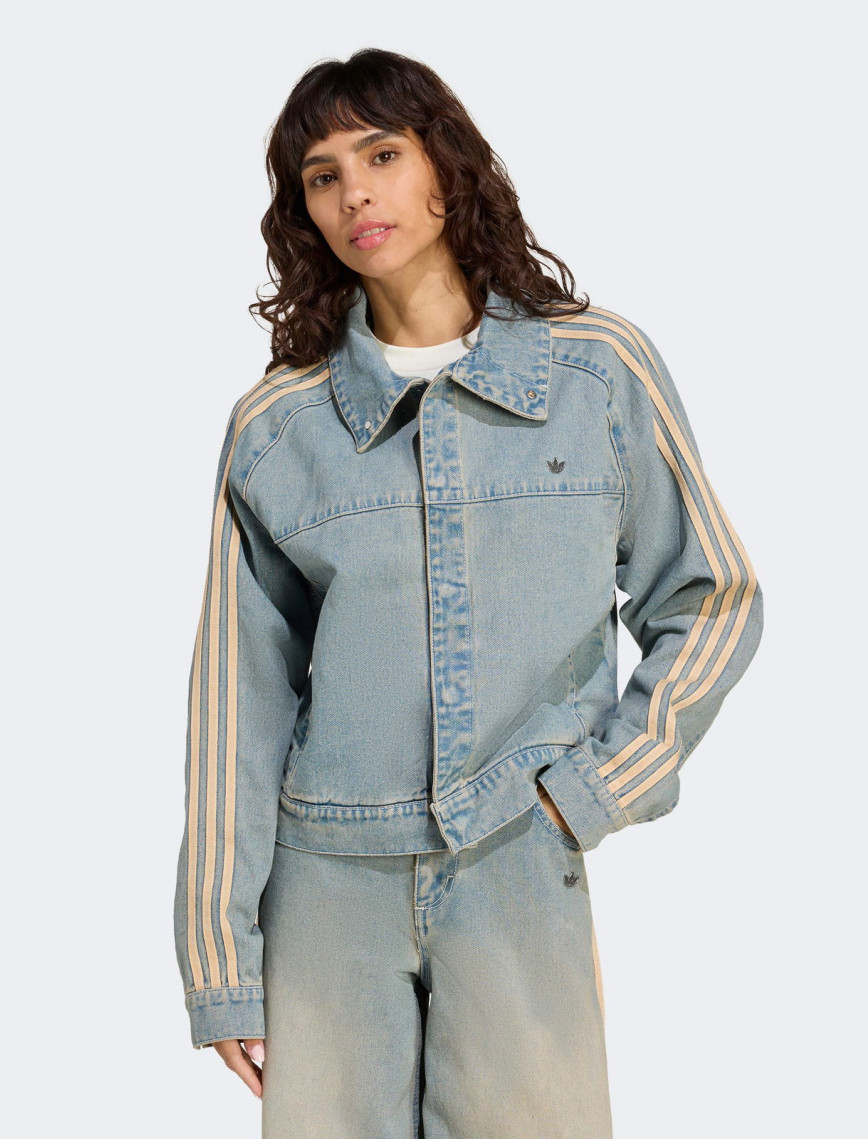 adidas P Essential Denim Jkt Kadın Mavi Ceket adidas P Essential Denim Jkt Kadın Mavi Ceket