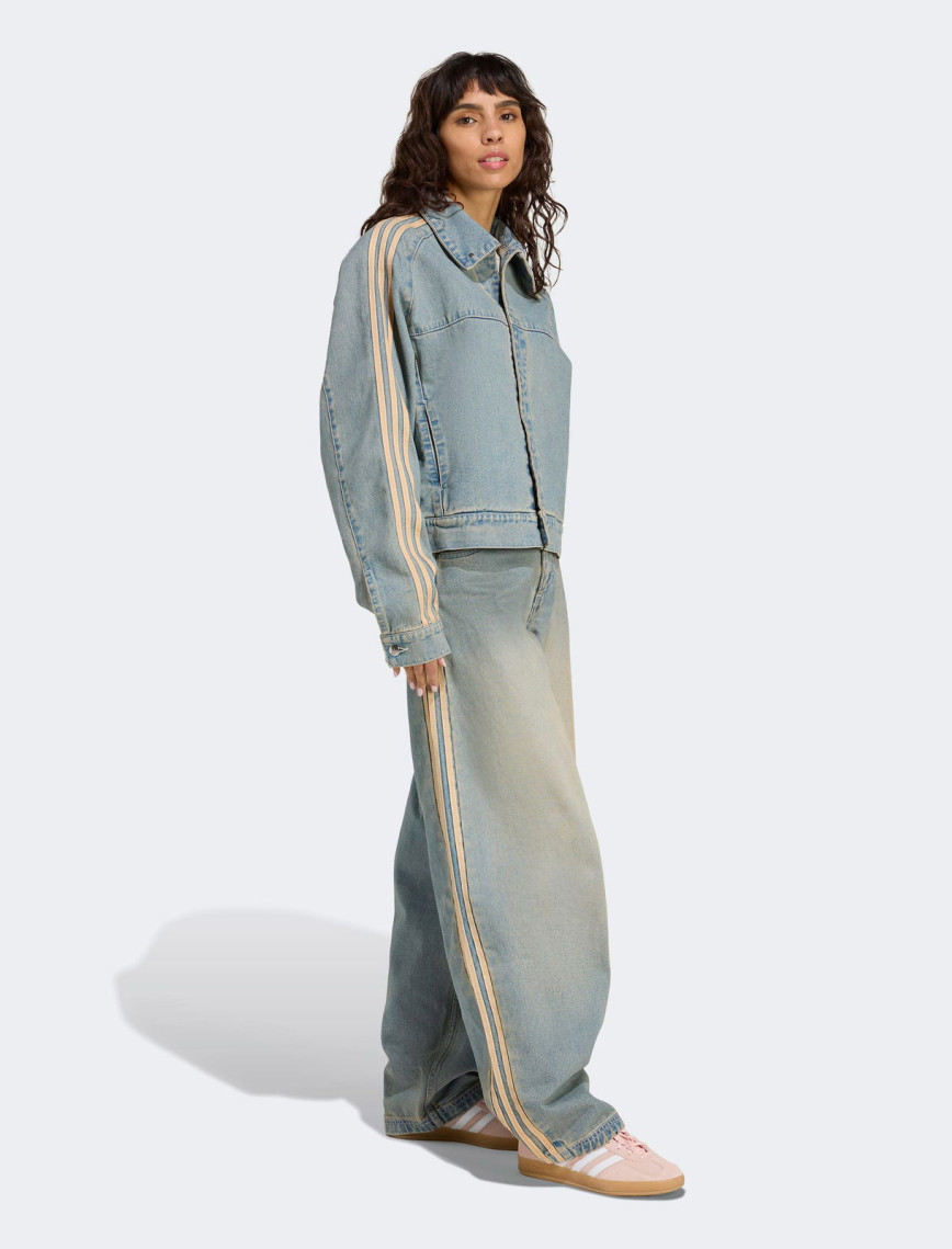 adidas P Essential Denim Jkt Kadın Mavi Ceket adidas P Essential Denim Jkt Kadın Mavi Ceket