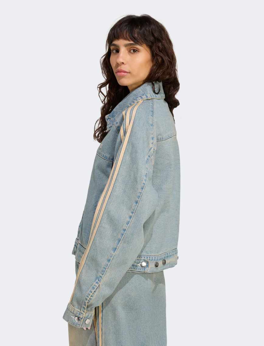 adidas P Essential Denim Jkt Kadın Mavi Ceket adidas P Essential Denim Jkt Kadın Mavi Ceket