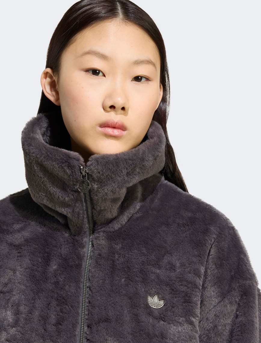 adidas Fur Jacket Kadın Siyah Ceket adidas Fur Jacket Kadın Siyah Ceket