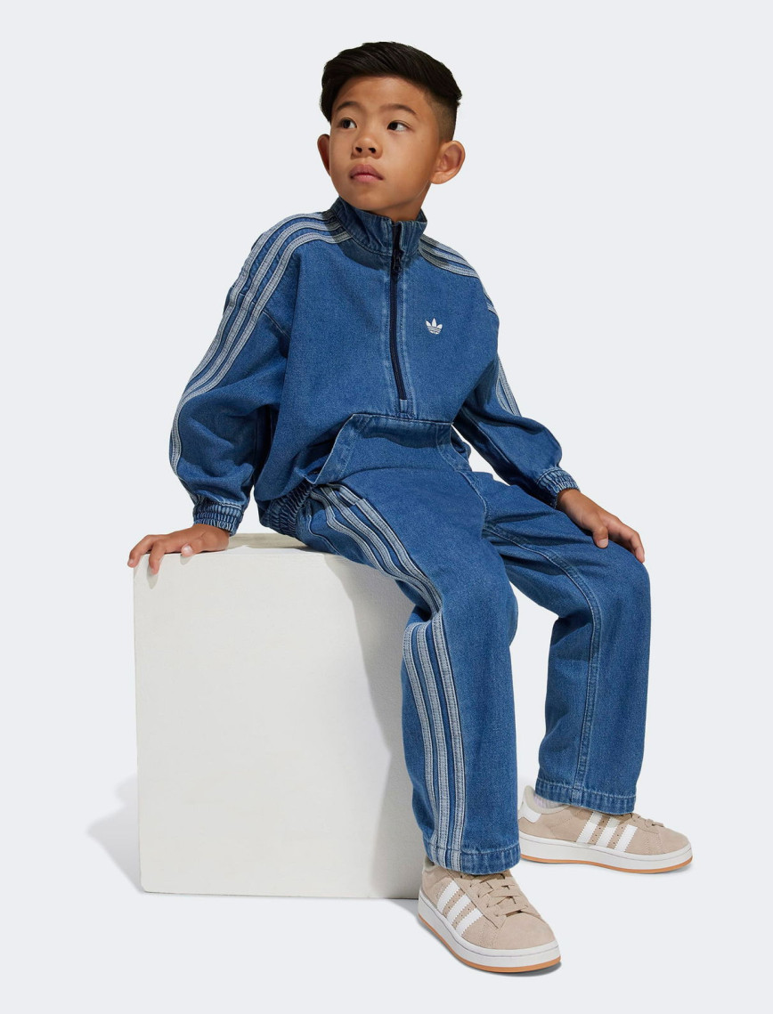 adidas Denim Set Çocuk Mavi Eşofman Takımı adidas Denim Set Çocuk Mavi Eşofman Takımı