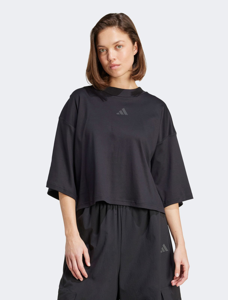 adidas City Escape Kadın Siyah T-Shirt adidas City Escape Kadın Siyah T-Shirt