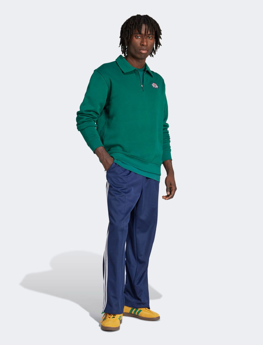 adidas Graphic Half Z Erkek Yeşil Sweatshirt adidas Graphic Half Z Erkek Yeşil Sweatshirt